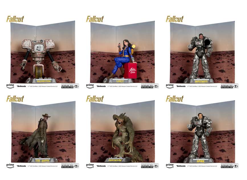 Movie Maniacs Fallout Wave 3 Assortment Set (6) mcfarlane toys 2025