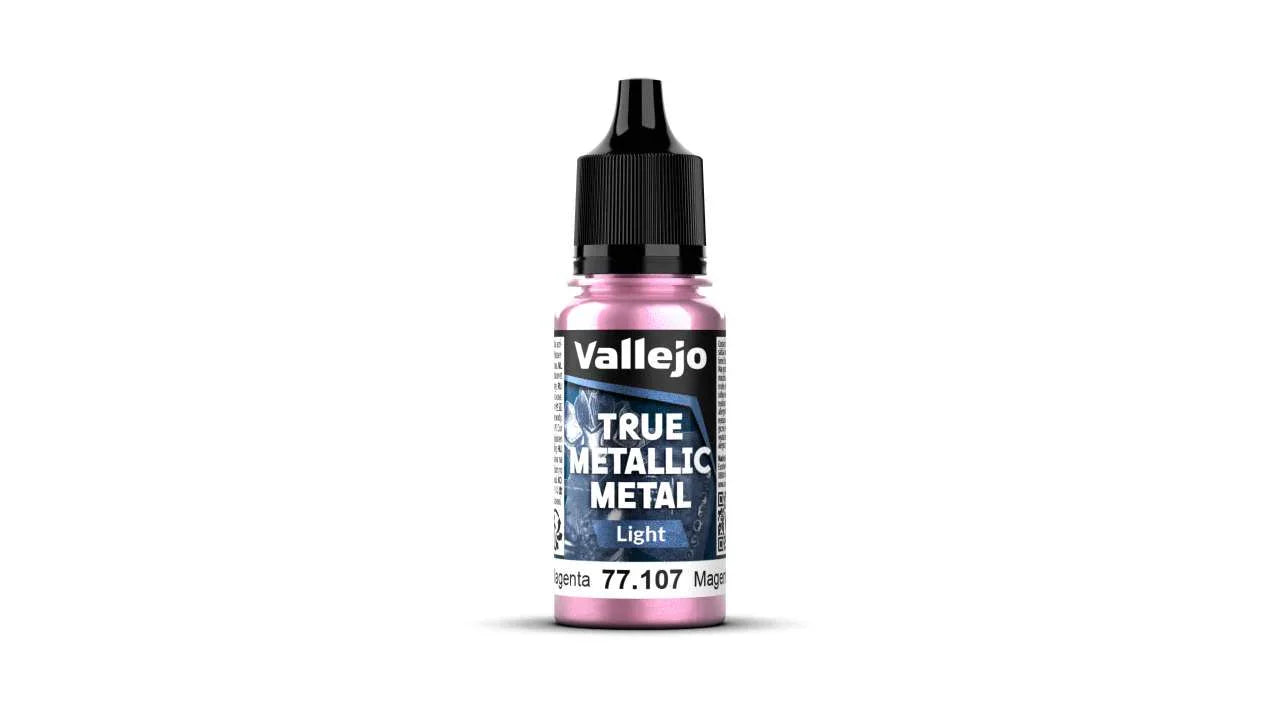 True Metallic Metal 77107 Light Crimson Magenta - Högkvalitativ Metallicfärg - Robotto