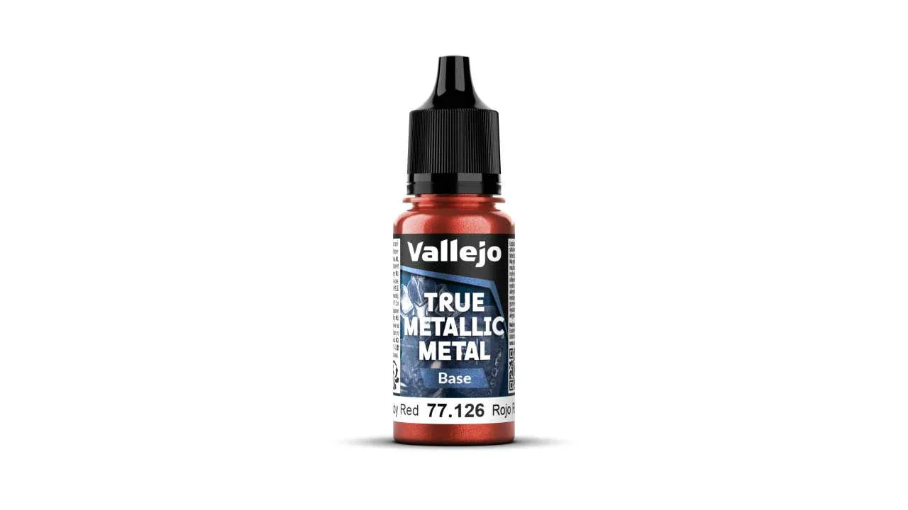True Metallic Metal 77126 Basfärg Ruby Röd - Premium Kvalitet - Robotto