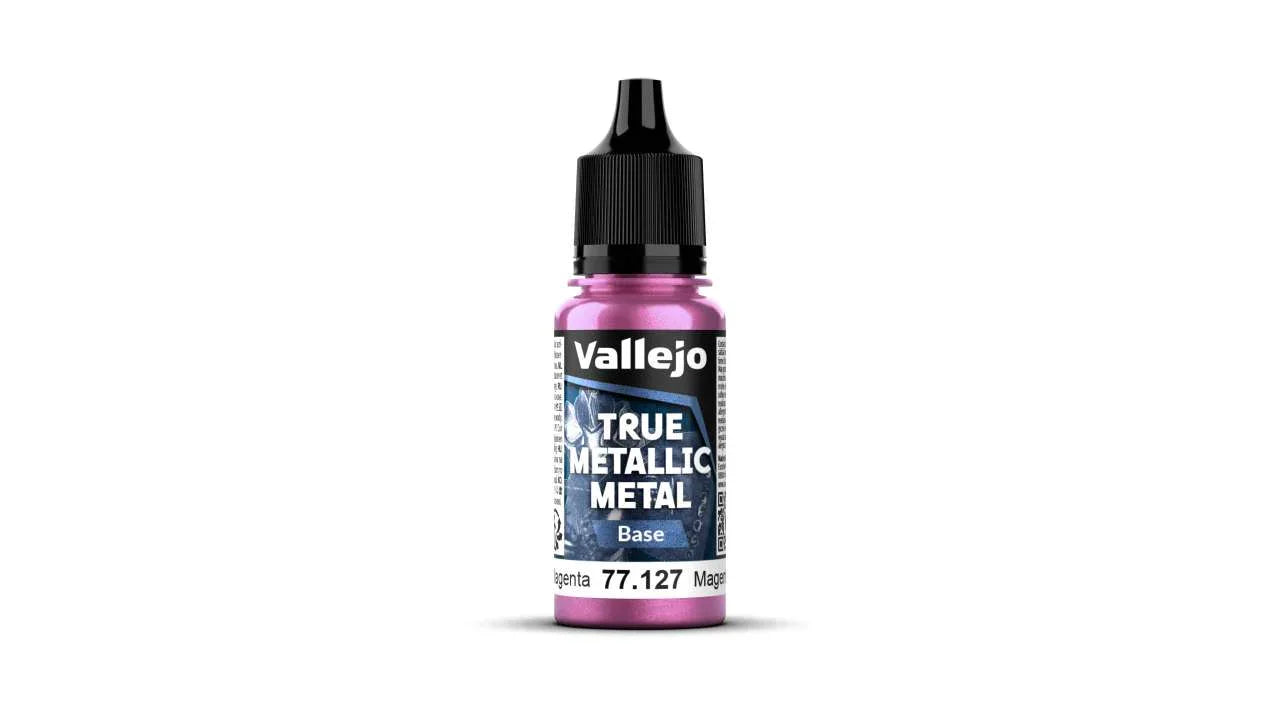 True Metallic Metal 77127 Bas Crimson Magenta - Robotto