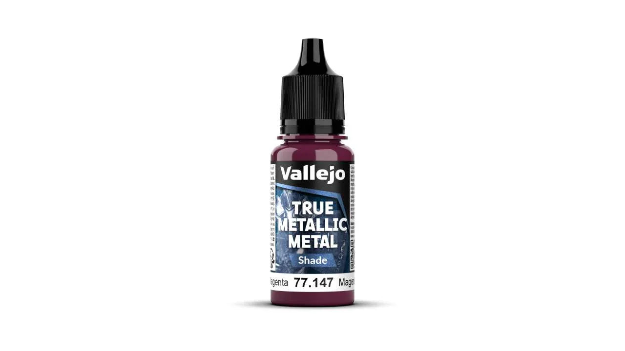 True Metallic Metal 77147 Shade Crimson Magenta - Robotto