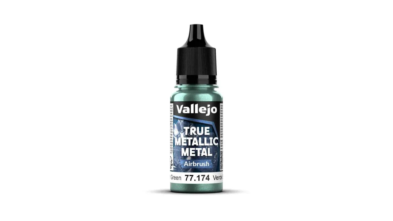 True Metallic Metal 77174 Airbrush Dusken Green - Högkvalitativ Luftburk - Robotto