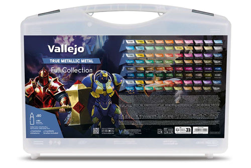 True Metallic Metal 77250 Färg Case (80) - Hållbar och Stilren vallejo