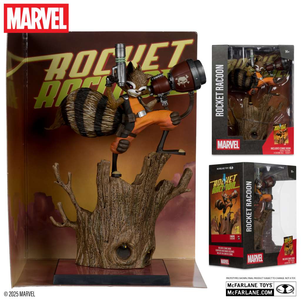 Marvel Collection 1:6 WV7 Rocket Raccoon - A Chasing Tale #1 Figur mcfarlane toys 2025