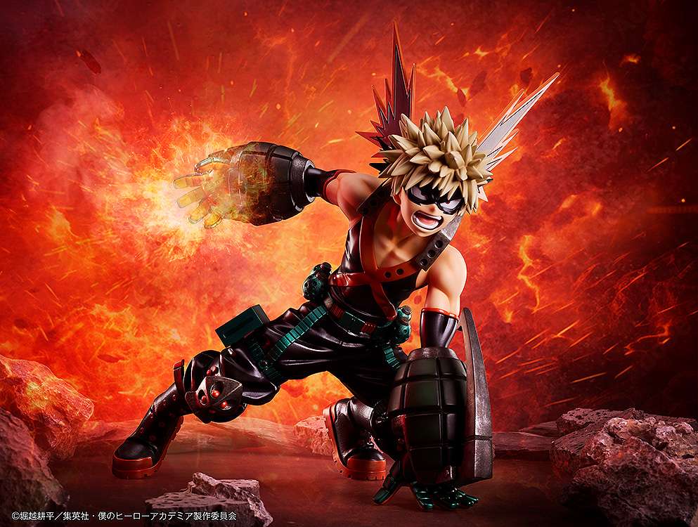 My Hero Academia Katsuki Bakugo Metallic Statue goodsmile fr