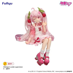 Sakura Miku 2025 Wink Noodle Stopper Figur - Robotto