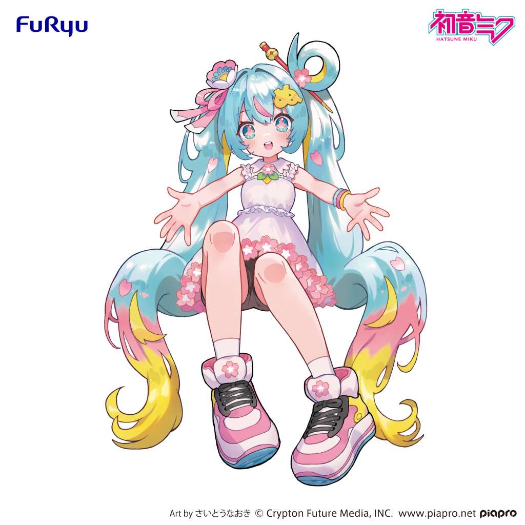 Hatsune Miku 10th Anniversary Noodle Stopper Figur furyu