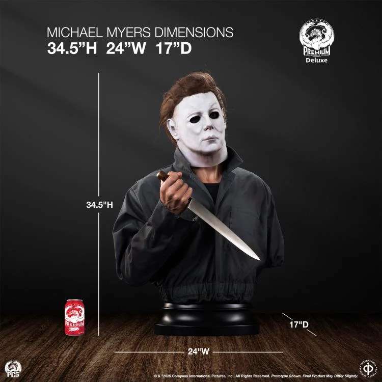 Michael Myers Livsstorlek Bust Deluxe Edition pcs