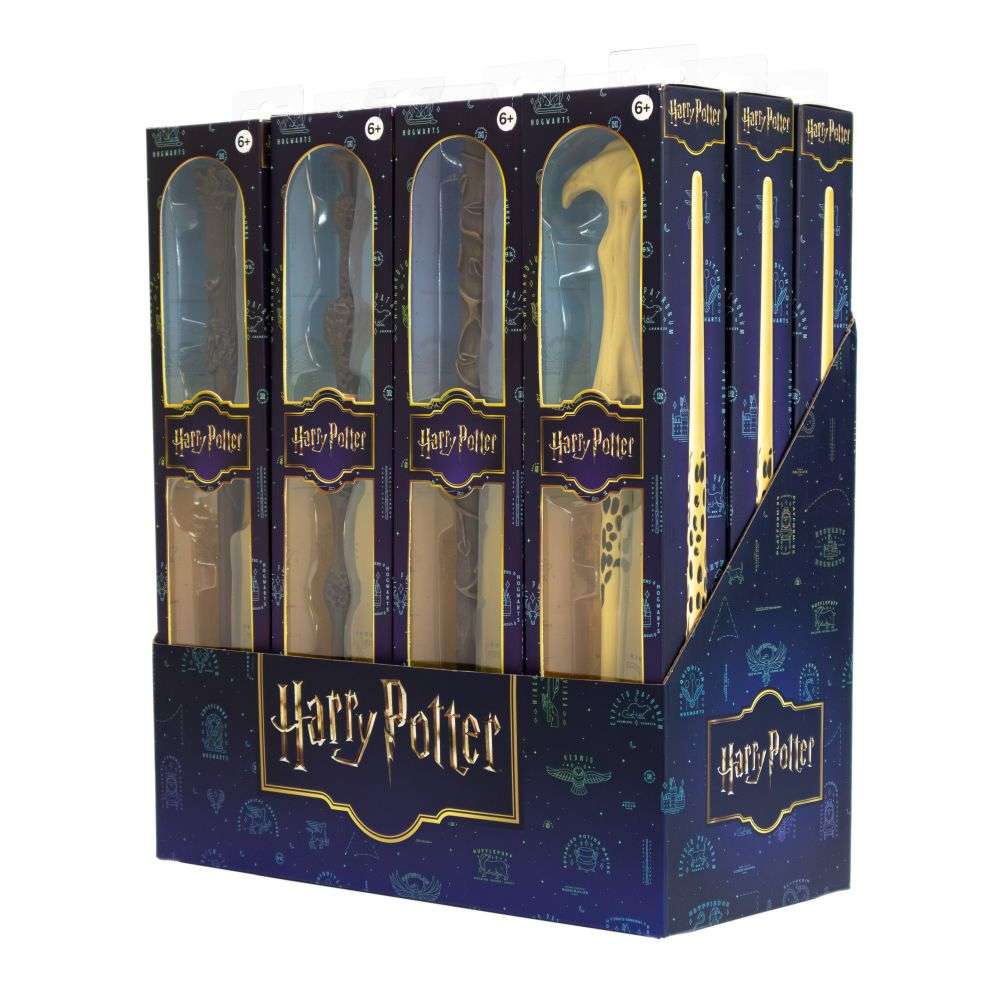 Harry Potter Rollspelstav 12-pack Display noble collections