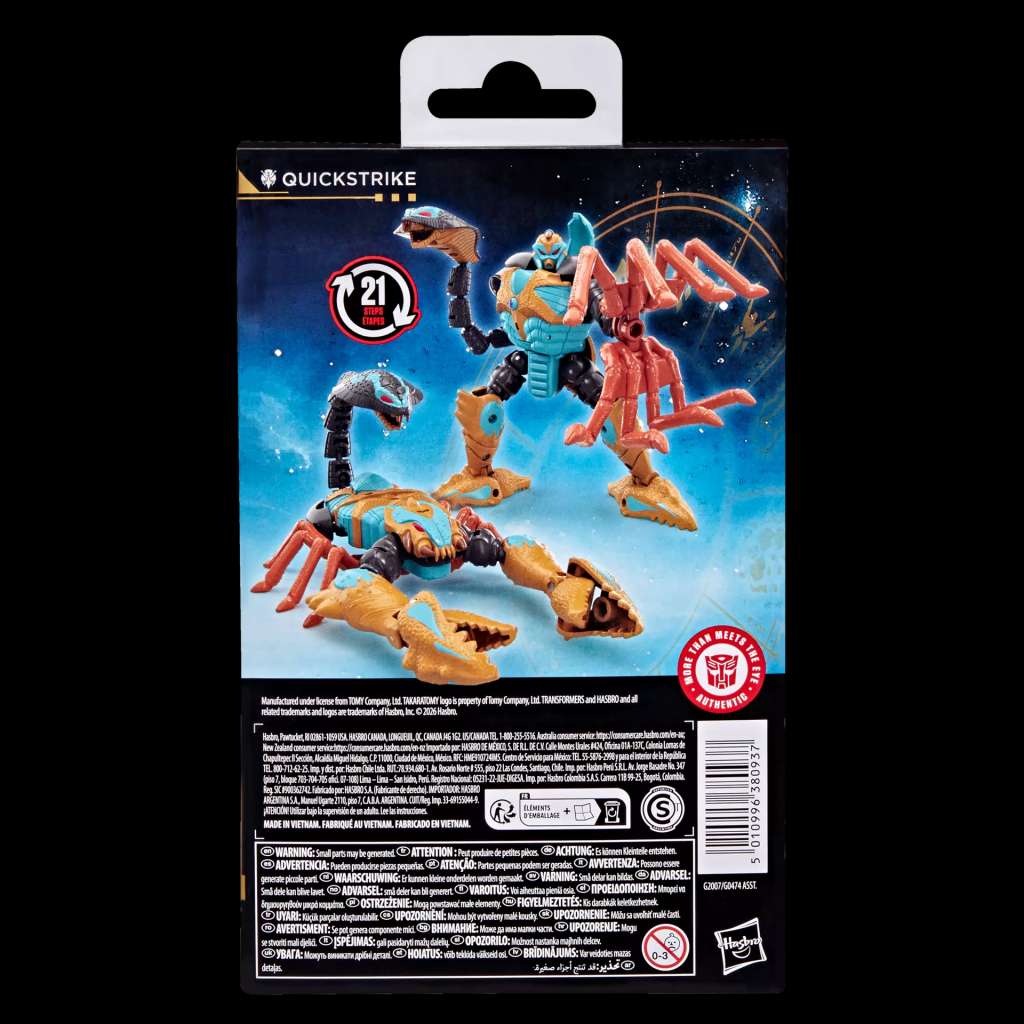 Transformers Age of the Primes Quickstrike Action Figur hasbro