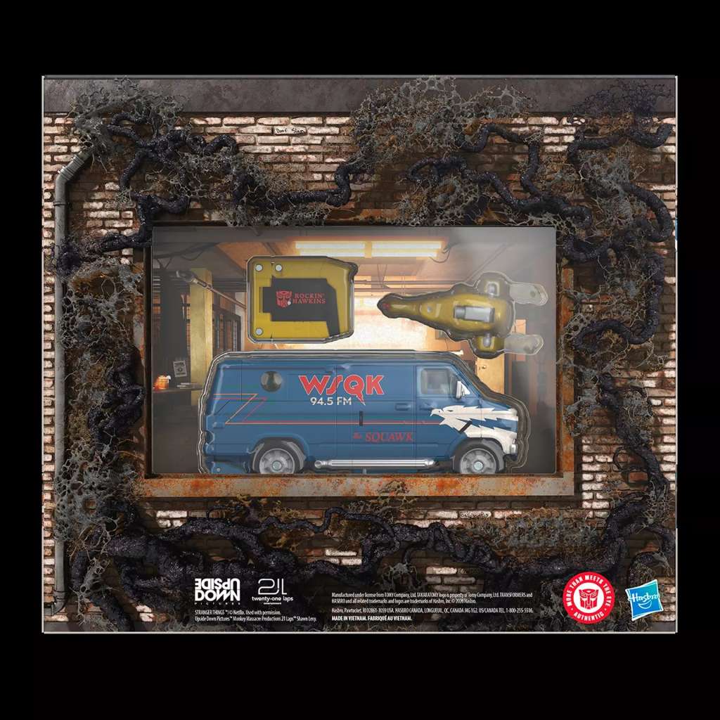 Transformers x Stranger Things Freakwency och 8-Track Action Figur hasbro