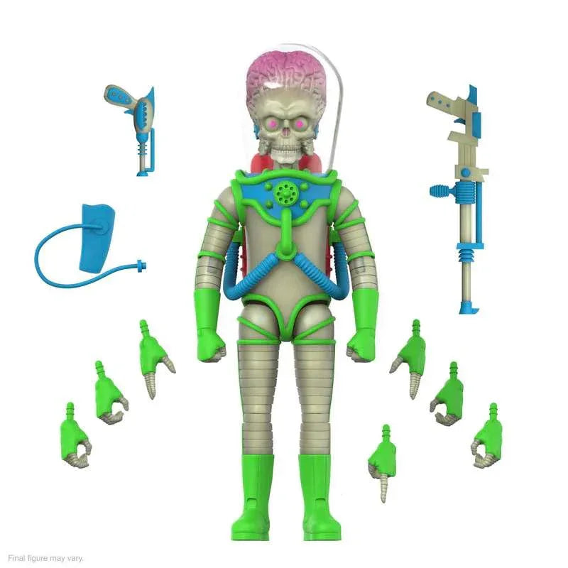 Mars Attacks ULTIMATES! Wave 02 - Martian Invasion Begins Glow in the Dark - Robotto