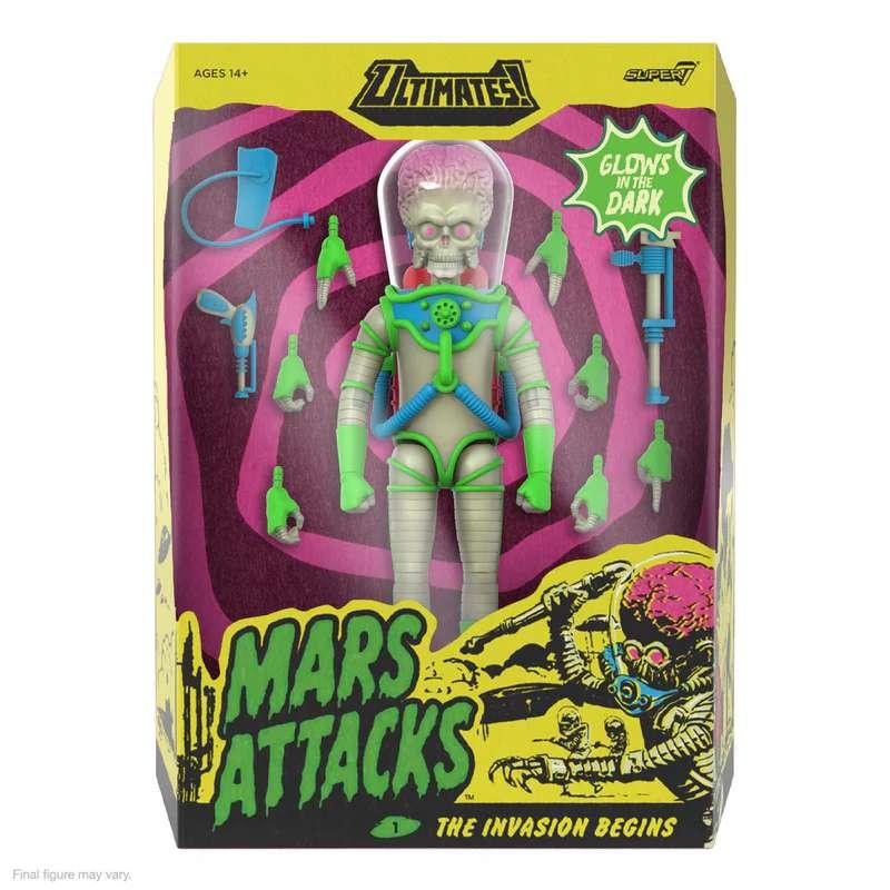 Mars Attacks ULTIMATES! Wave 02 - Martian Invasion Begins Glow in the Dark - Robotto