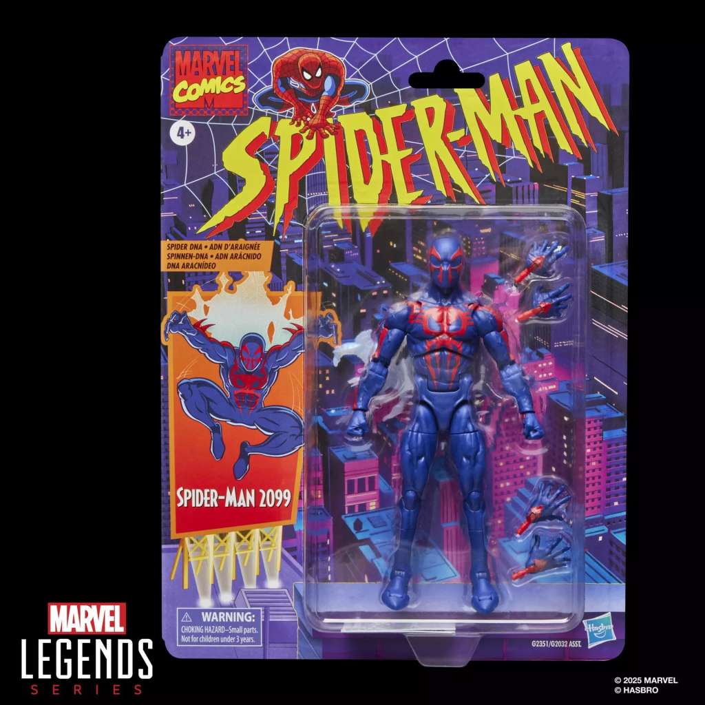Marvel Legends Spider-Man Vintage Spider-Man 2099 Action Figur hasbro