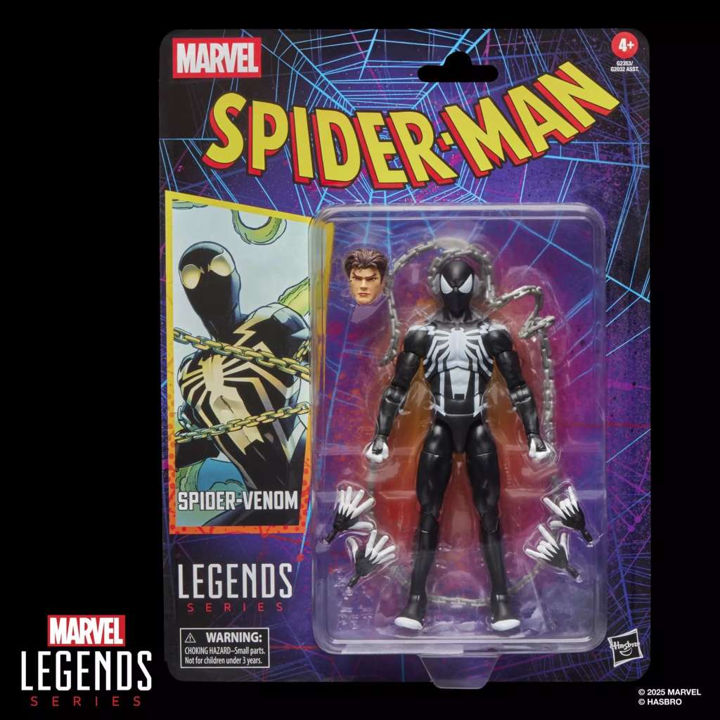 Marvel Legends Spider-Man Vintage Spider-Venom Action Figur hasbro