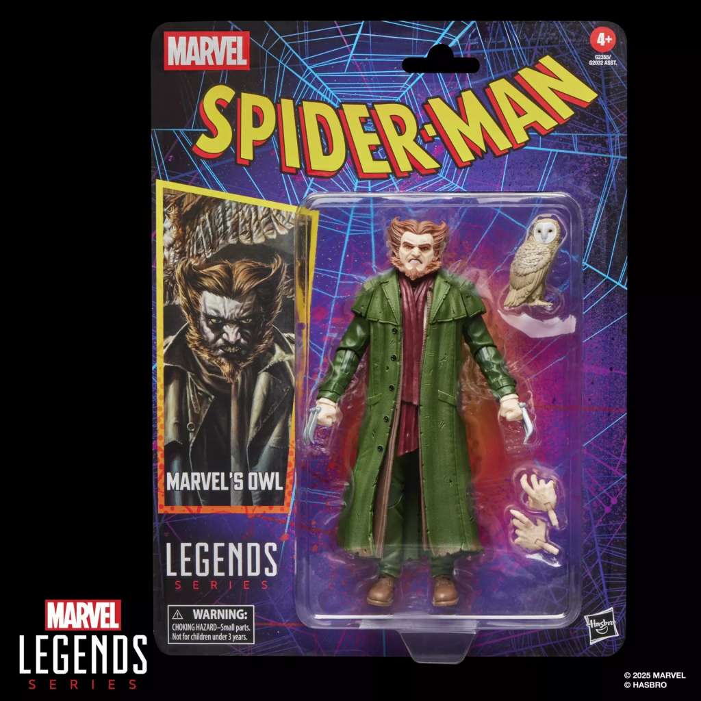 Marvel Legends Spider-Man Vintage Owl Action Figur hasbro