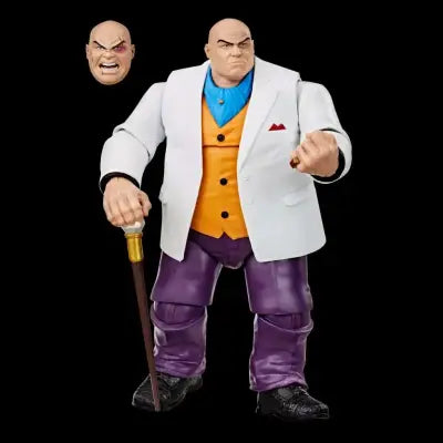Marvel Legends Spider-man Vintage Kingpin Actionfigur – 15 cm detaljrik samlarfigur med utbytbara delar
