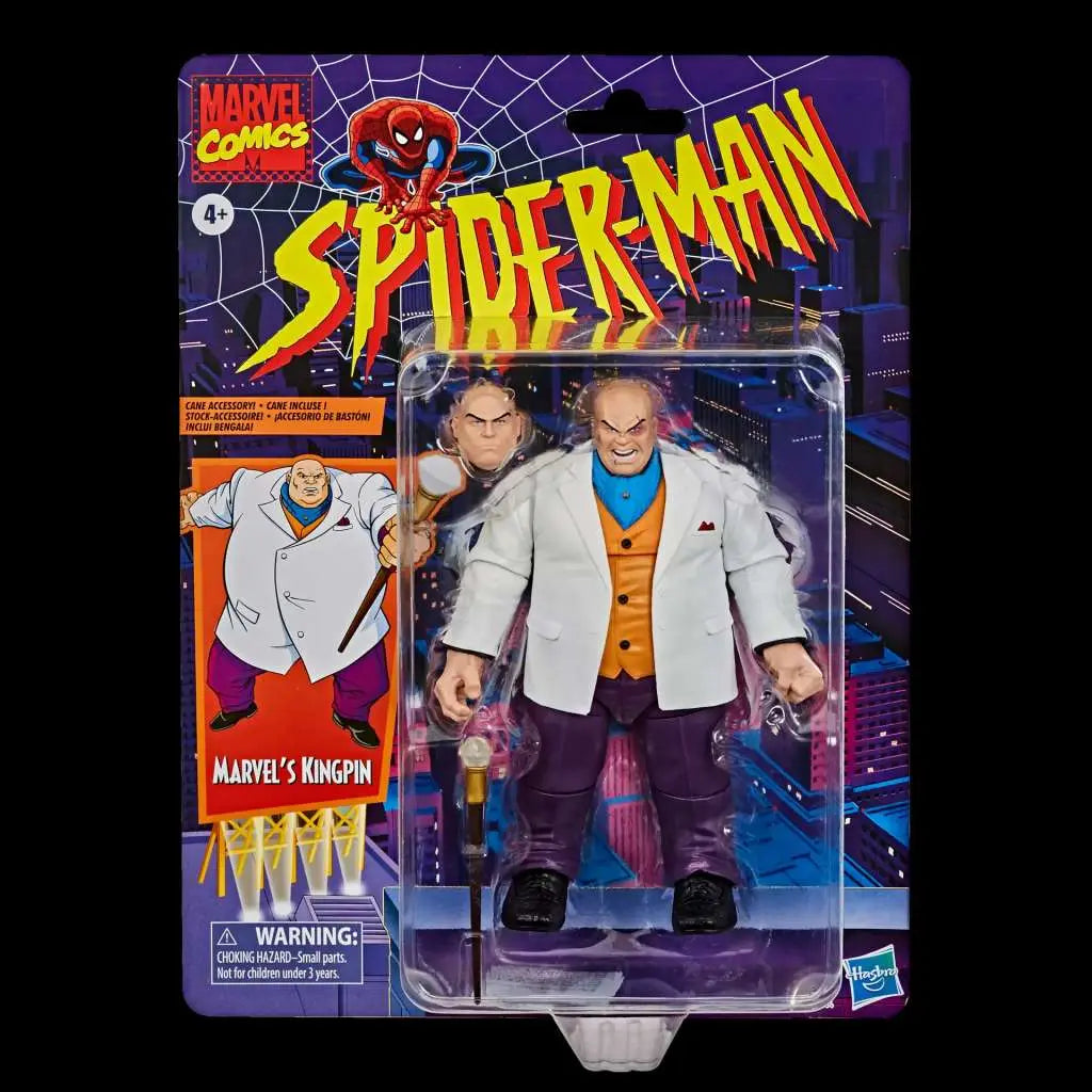 Marvel Legends Spider-Man Vintage Kingpin actionfigur 15 cm