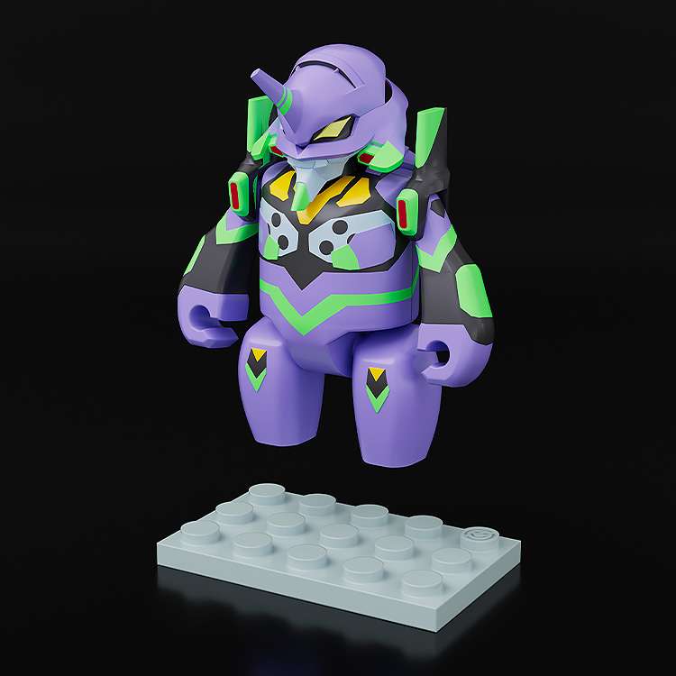 Rebuild av Evangelion Test Type-01 Brickroid goodsmile fr