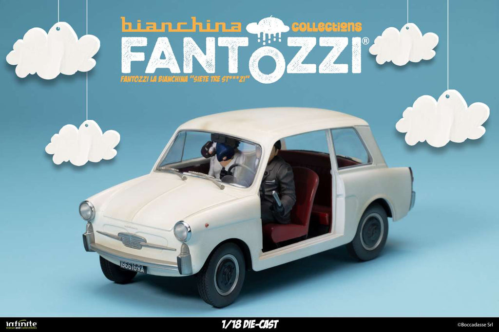 Fantozzi La Bianchina Siete Tre St..zi 1/18 Die-Cast infinite statue