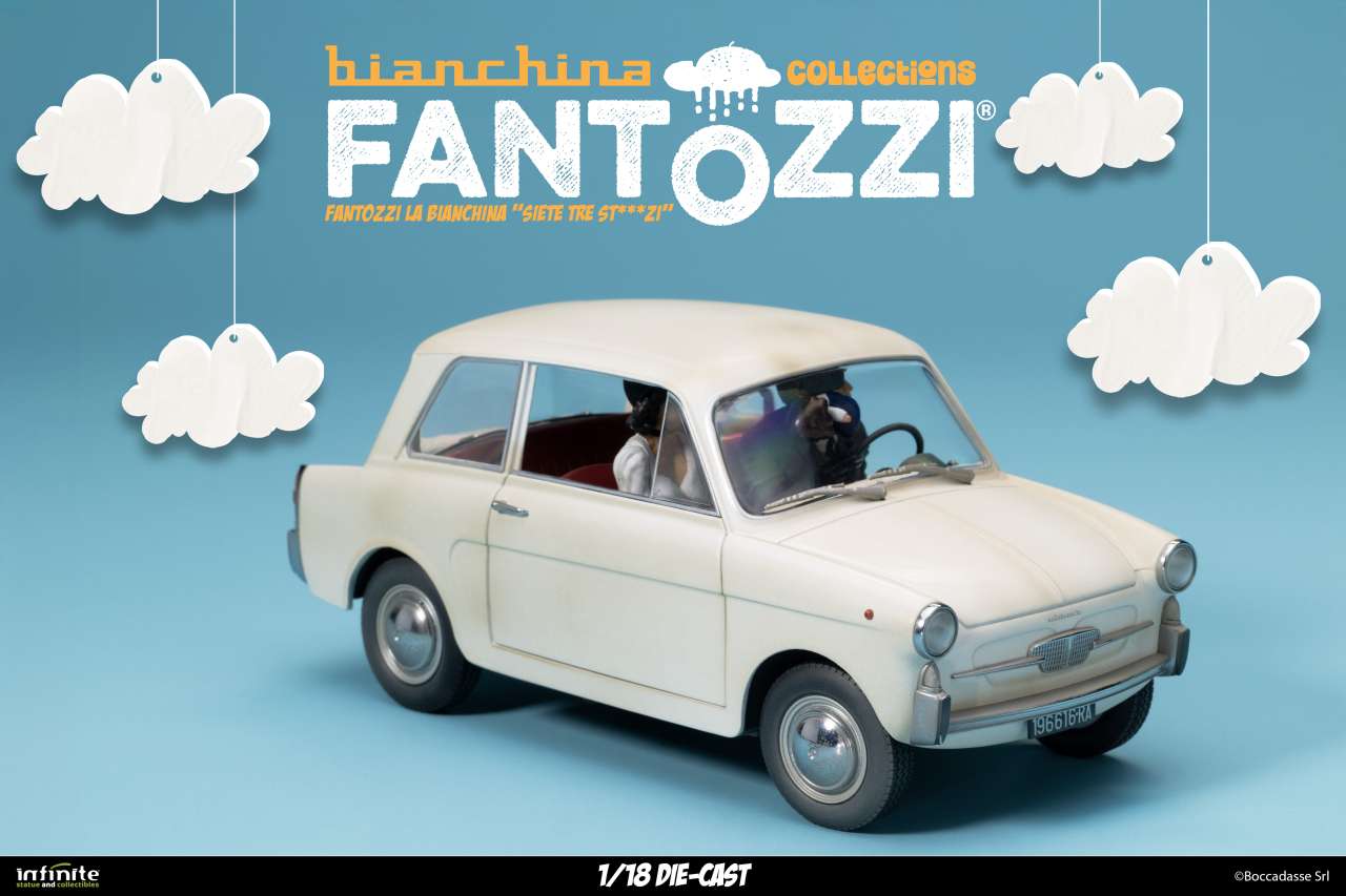 Fantozzi La Bianchina Siete Tre St..zi 1/18 Die-Cast infinite statue