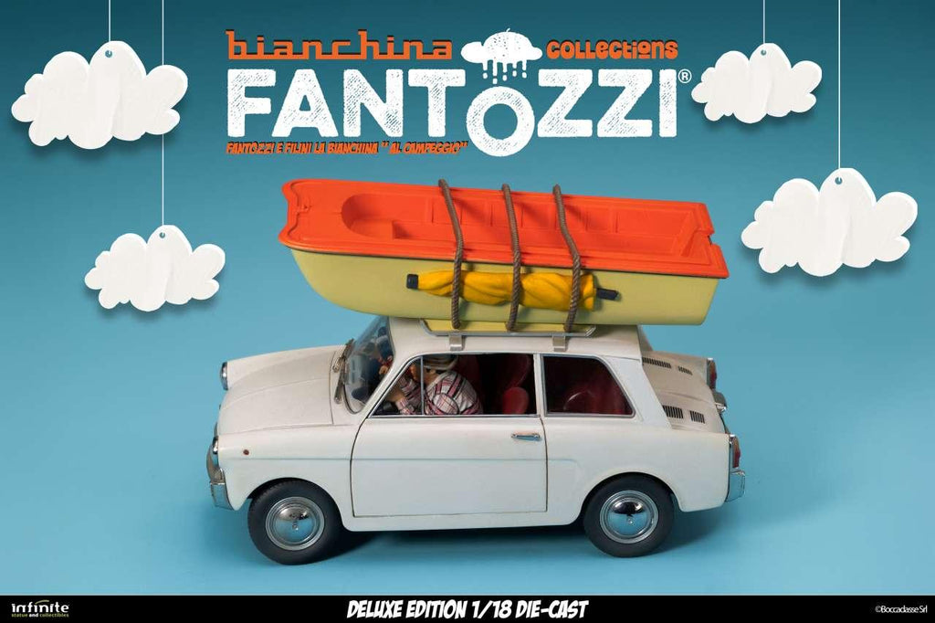 Fantozzi e filini la bianchina al campeggio 1/18 die-cast deluxe edition - Robotto