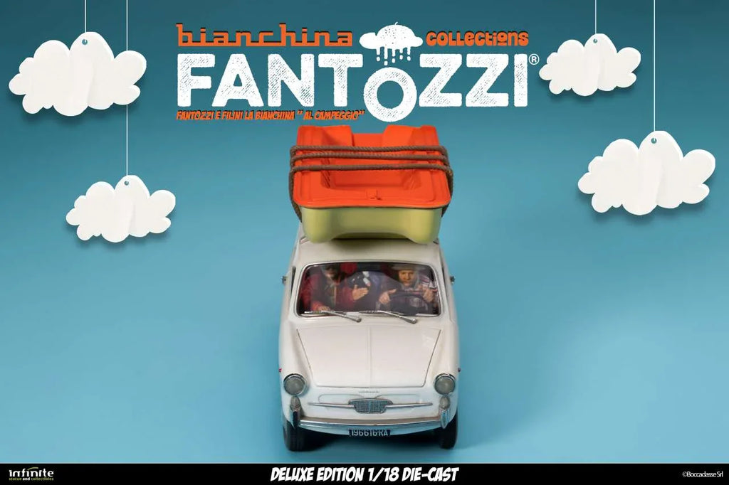 Fantozzi e filini la bianchina al campeggio 1/18 die-cast deluxe edition - Robotto