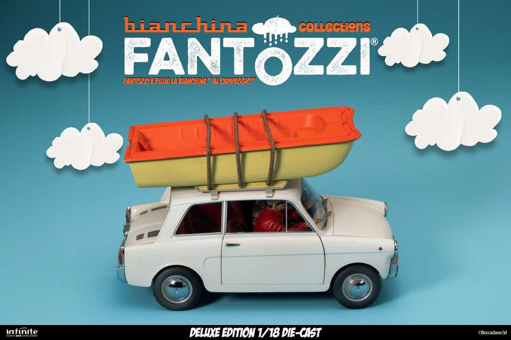 Fantozzi e filini la bianchina al campeggio 1/18 die-cast deluxe edition - Robotto