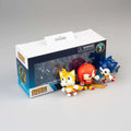 Sonic Juldekoration Set (3) - Charmiga PVC Dekorationer - Robotto