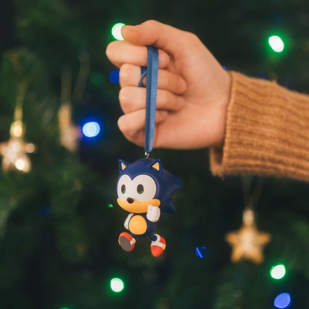 Sonic Juldekoration Set (3) - Charmiga PVC Dekorationer grupo erik