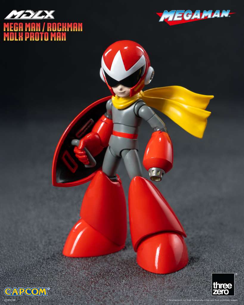 Mega Man MDLX Proto Man Action Figur threea toys/threezero