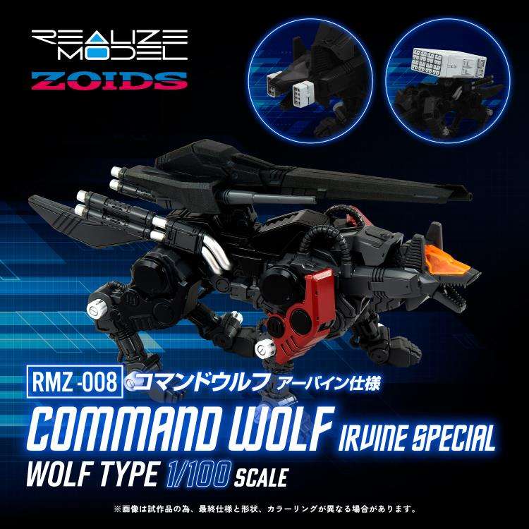 Zoids RMZ-008 Command Wolf Irvine Modellkit takara tomy
