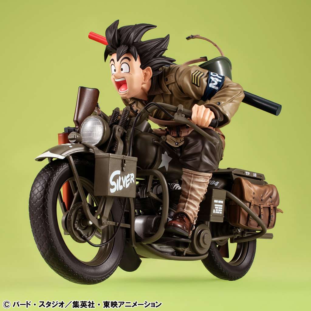 Dragon Ball Z Son Goku & Bike - Desktop Real McCoy EX Figur megahouse