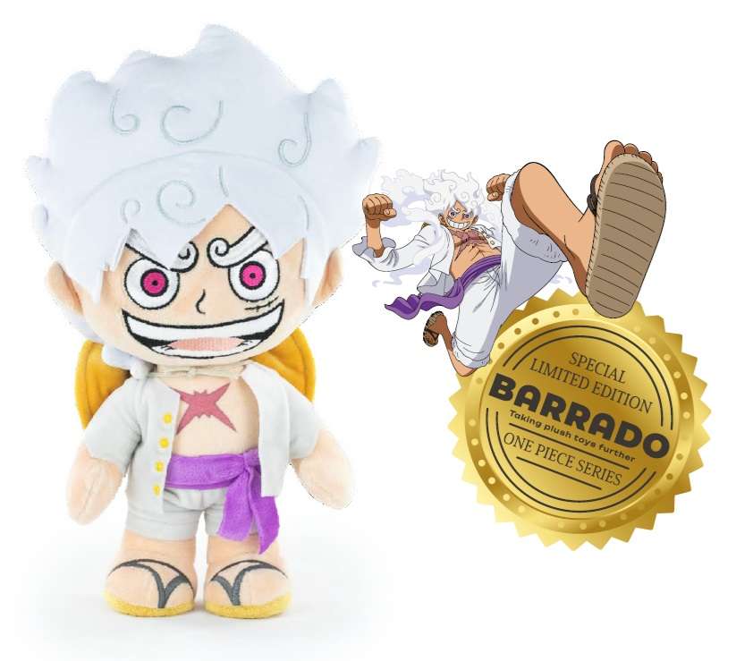 One Piece Gear 5 Luffy Special Limited Edition Gosedjur barrado