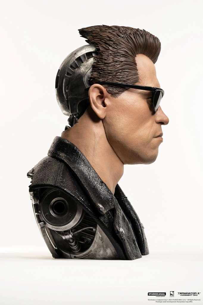 Terminator 2 T-800 Model 101 1/1 Skala Konstmask - Robotto