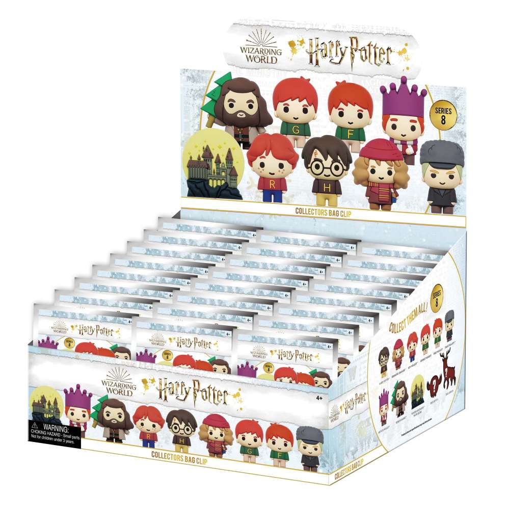 Harry Potter S8 Bag Clip Blind Box Display (24) monogram