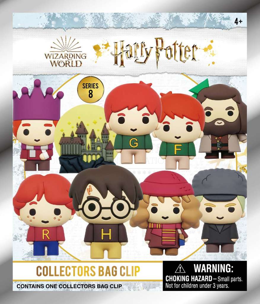 Harry Potter S8 Bag Clip Blind Box Display (24) monogram