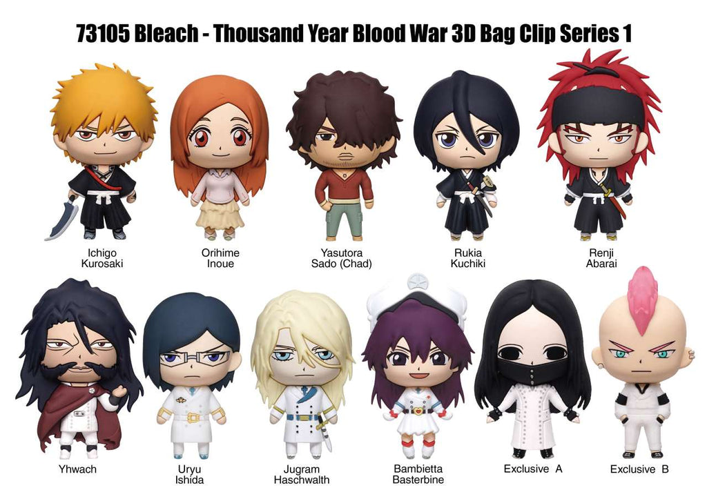 Bleach 1000 år blodkrig väska clip blind box display (24) monogram