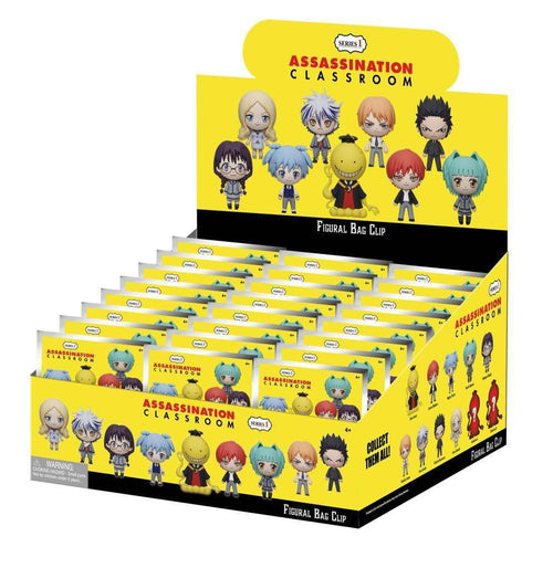 Assassination Classroom S1 Bag Clip Blind Box Display (24) - Robotto
