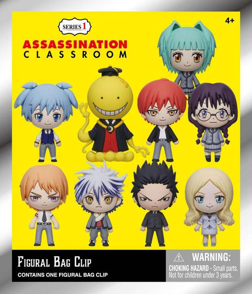 Assassination Classroom S1 Bag Clip Blind Box Display (24) - Robotto