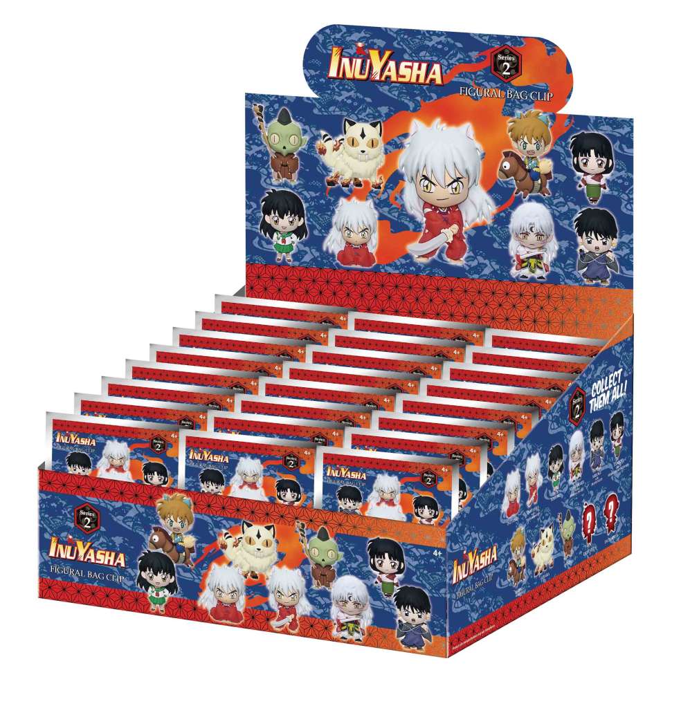 Inuyasha 25-årsjubileum S2 Bag Clip Blind Box Display (24) monogram