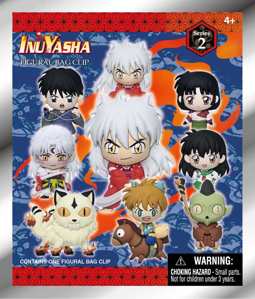 Inuyasha 25-årsjubileum S2 Bag Clip Blind Box Display (24) monogram