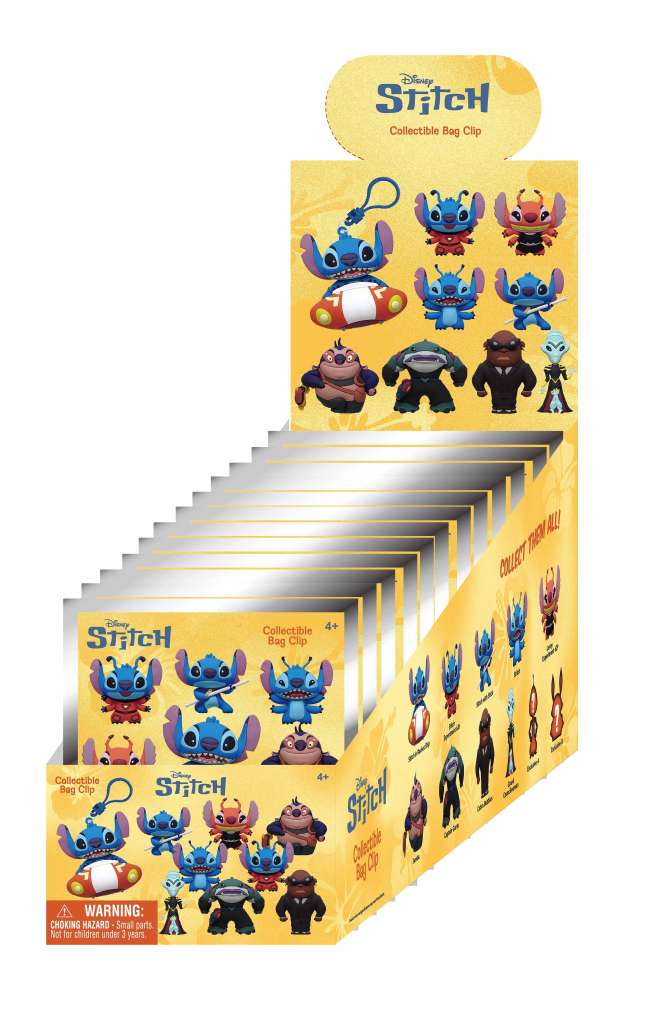 Stitch i rymden bag clip blind box display (24) monogram