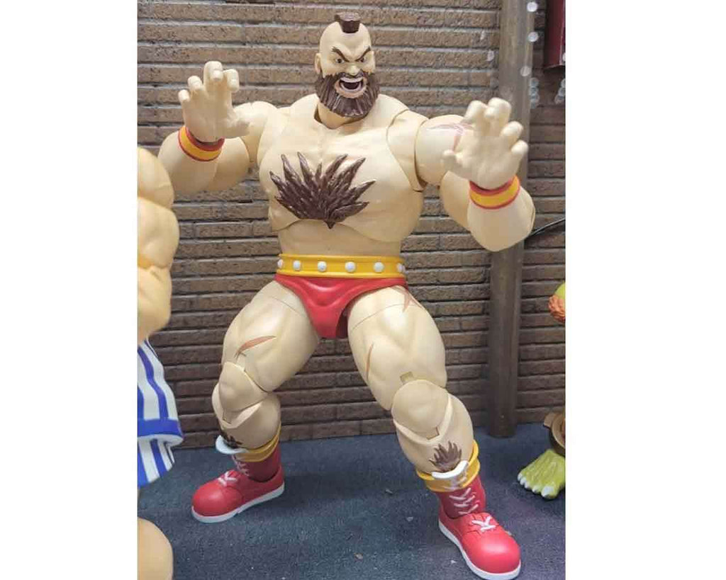 Street Fighter 2: Zangief - De Luxe Action Figur i Skala 1:12 jada toys