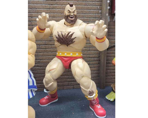 Street Fighter 2: Zangief - De Luxe Action Figur i Skala 1:12 jada toys