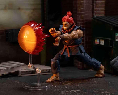 Street Fighter 2: Akuma - De Luxe Action Figur i Skala 1:12 - Robotto