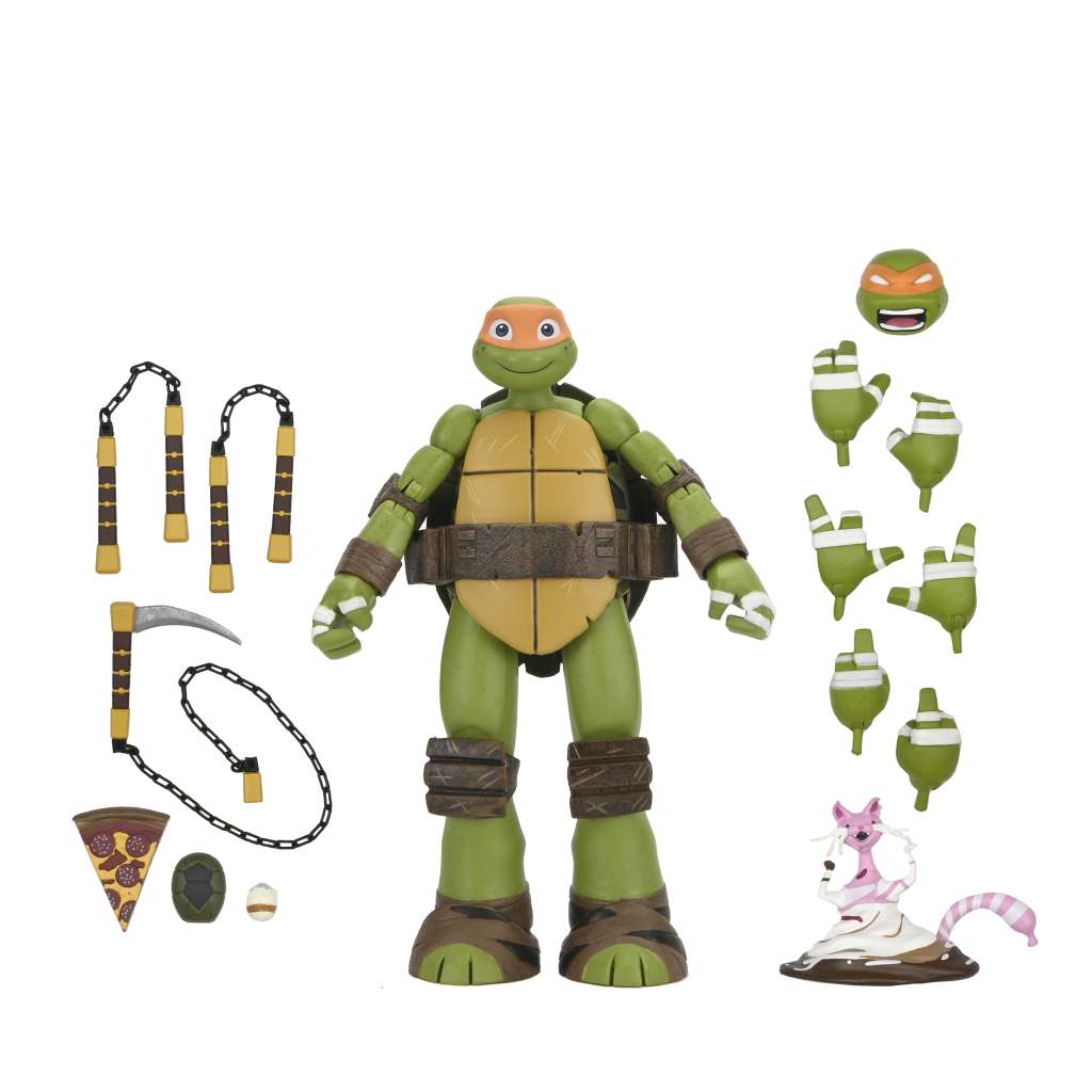 TMNT 2012 Cartoon Michelangelo Ultimate Actionfigur neca