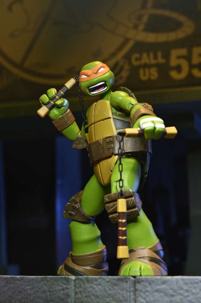 TMNT 2012 Cartoon Michelangelo Ultimate Actionfigur neca