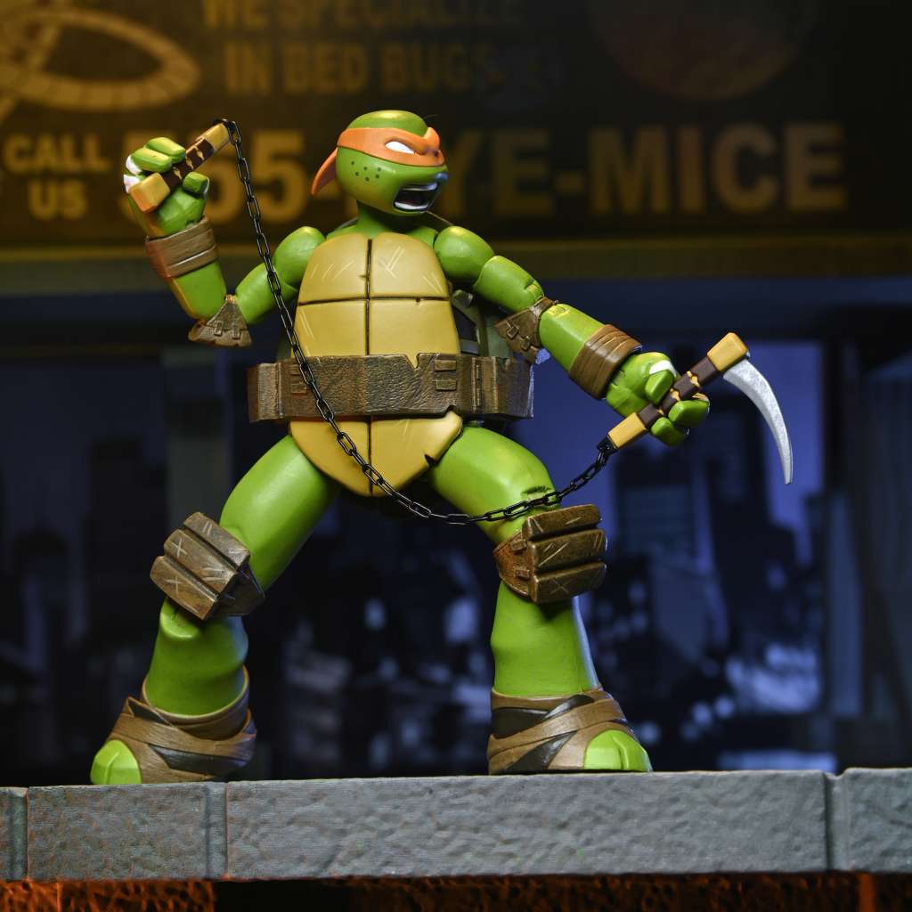 TMNT 2012 Cartoon Michelangelo Ultimate Actionfigur neca