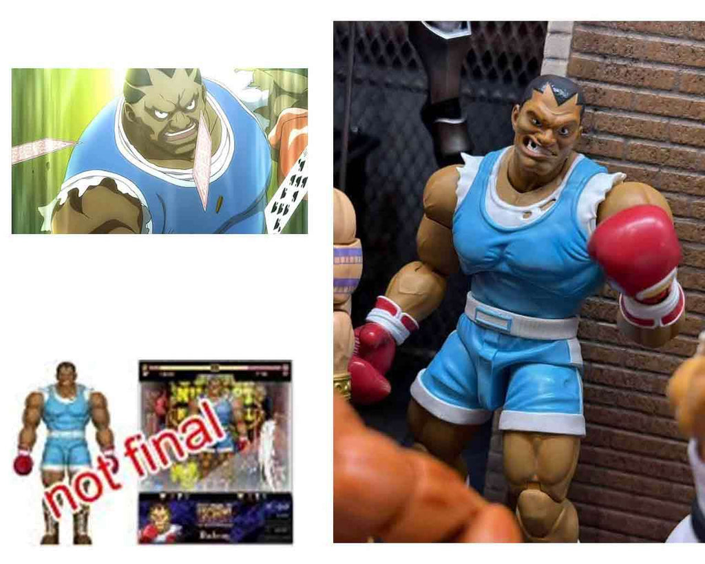 Street Fighter 2: Balrog - De Luxe Action Figur Scale 1:12 jada toys